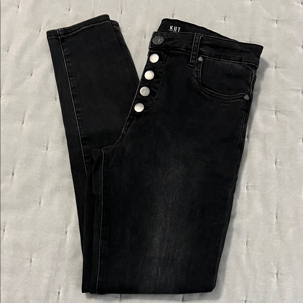 Kut from the Kloth Women's Dark Wash Skinny Jeans